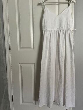 Dissh white linen dress